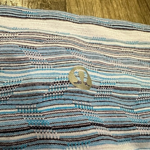 Lululemon High Times Pant 25" Sz 4 Wave Twist Lilac Caspian Blue Leggings Stripe - Picture 13 of 14